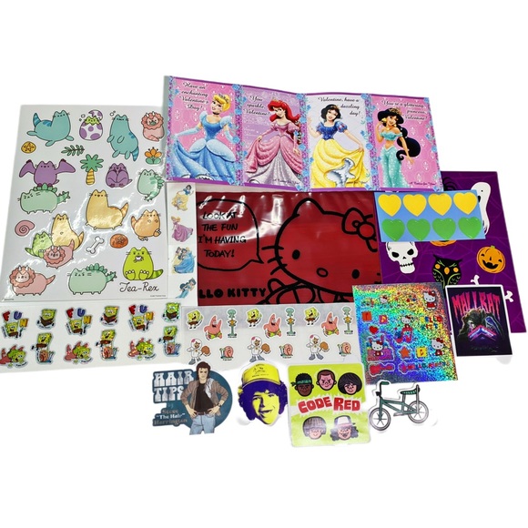 Hello Kitty Accessories - Hello Kitty Kawaii Cute Aesthetic Stickers And Decals Sticker Sheet Bulk Pack